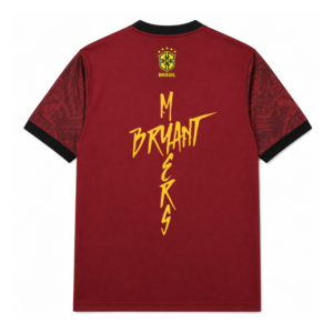 Brazil x Bryant Myers ´Cristo Redentor Red´ camiseta